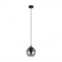 Eglo-ARISCANI 200 mm dia 1 light pendant light -Black